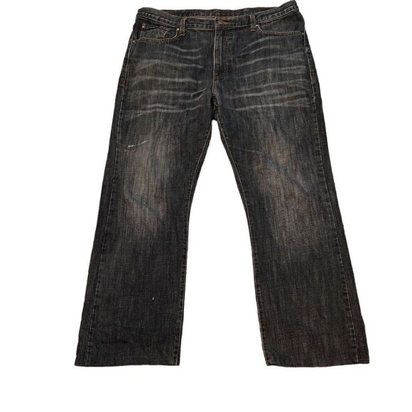 Calvin Klein Jeans Men's 71194 Rigid Denim Boot Cut Jeans Gray Size W36 - Picture 1 of 13